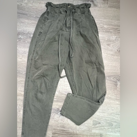 Free People Green Casual Pants- XS - Picture 1 of 13